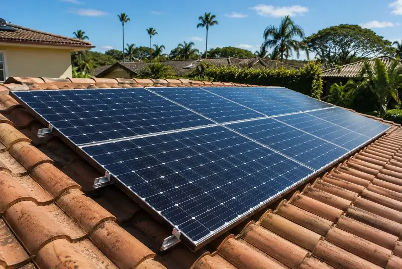 Installation de panneaux solaires à Caudrot